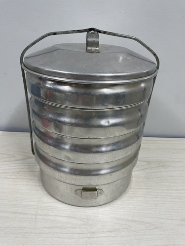 Vintage aluminum metal - aluminum, tier